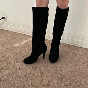 BCBG suede calf boots